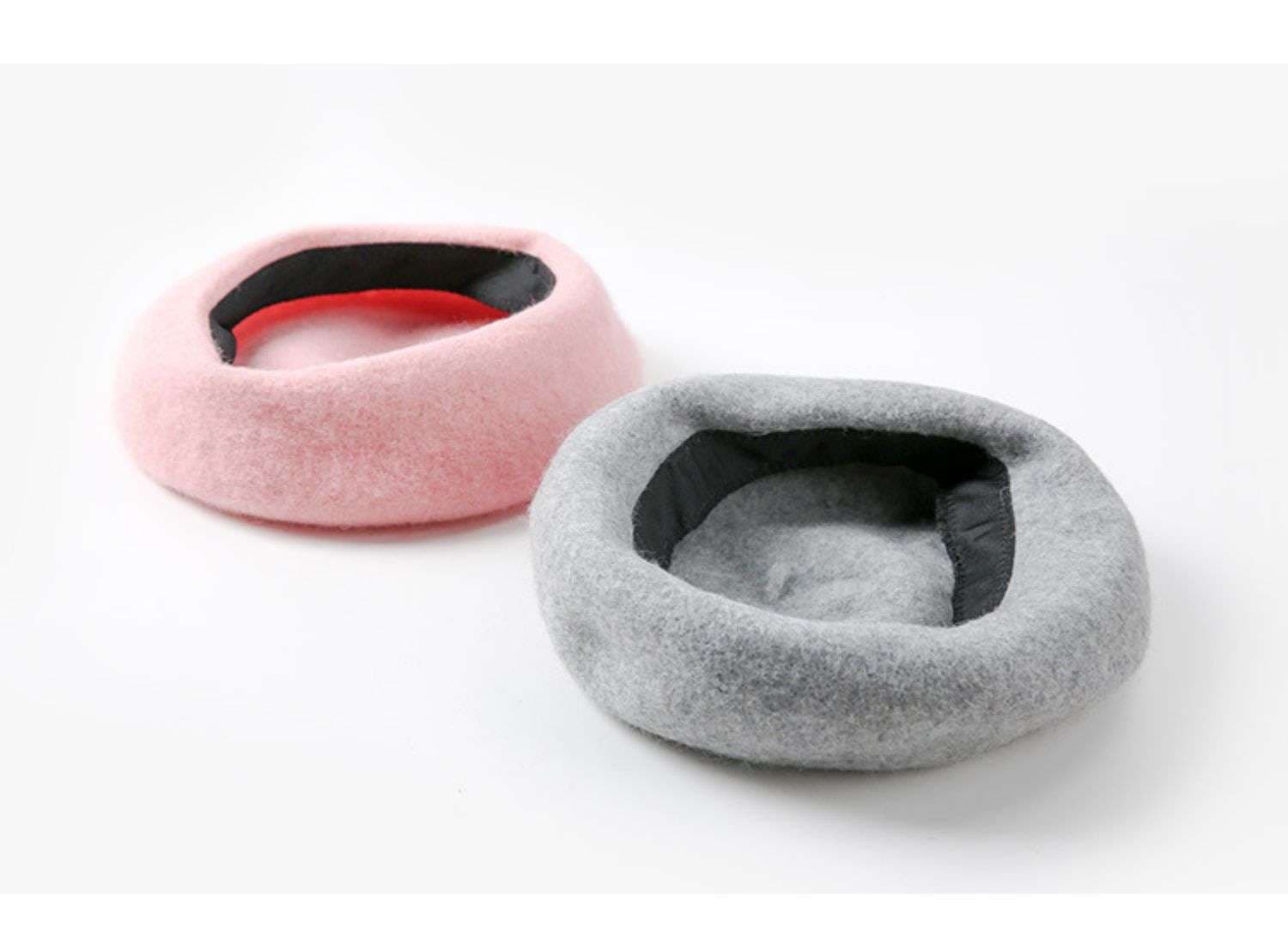 キッズ帽子  子供用ふわふわベレー帽