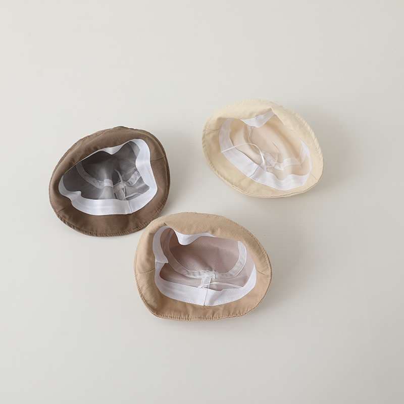 キッズ帽子 キッズ用ナチュラルバケットハット