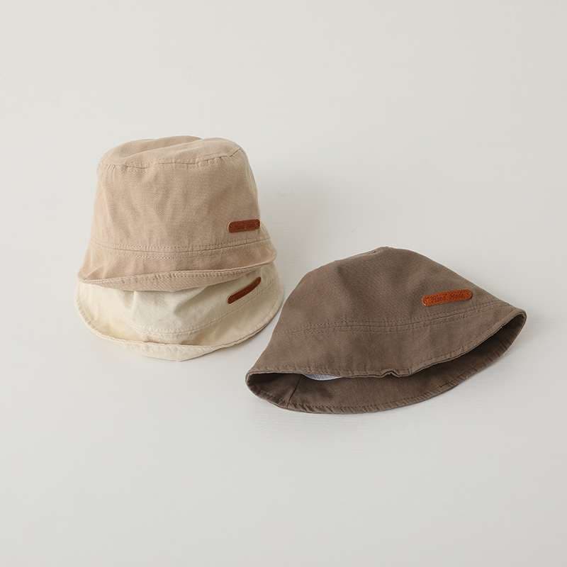 キッズ帽子 キッズ用ナチュラルバケットハット
