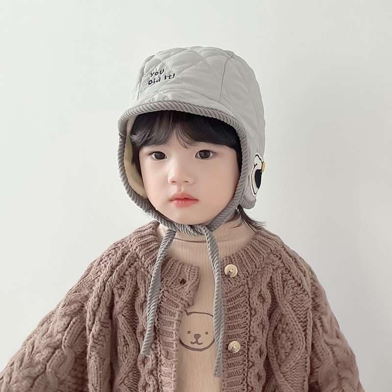 キッズ帽子 キッズ防寒フライトキャップ