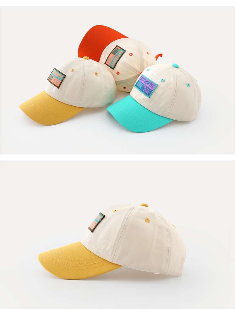 キッズ帽子  キッズ用スポーティ サイズ調整可能キャップ