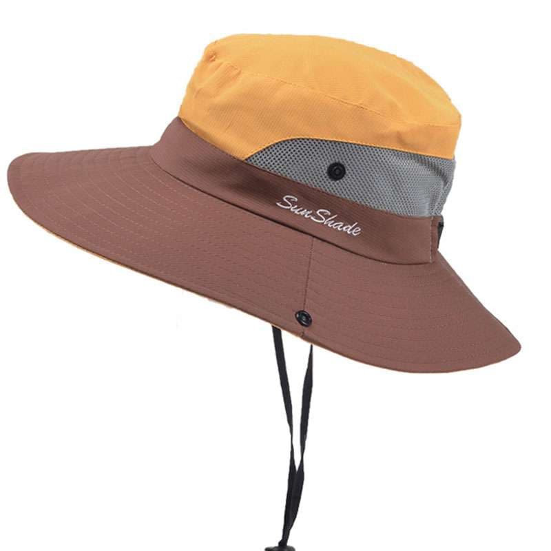 キッズ帽子  実用的で親子でお揃いにできる！ アウトドア日よけ帽子　SunShade