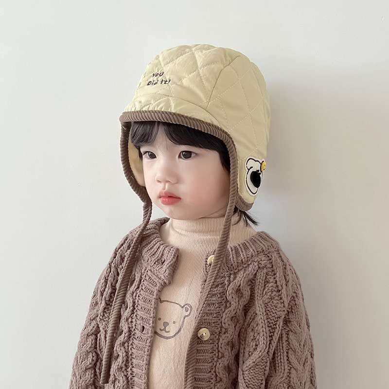 キッズ帽子 キッズ防寒フライトキャップ