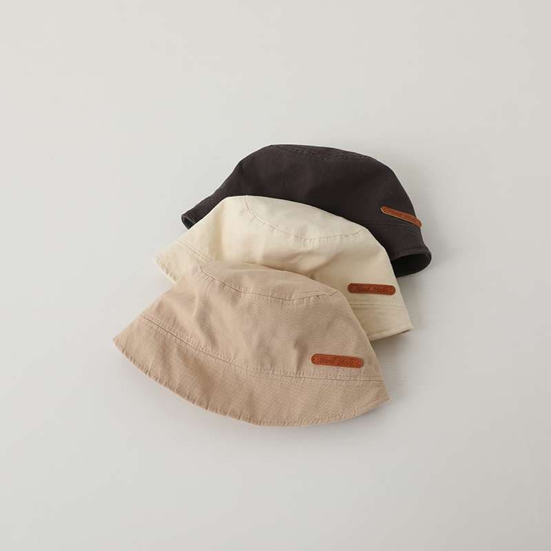 キッズ帽子 キッズ用ナチュラルバケットハット