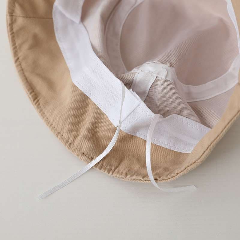 キッズ帽子 キッズ用ナチュラルバケットハット