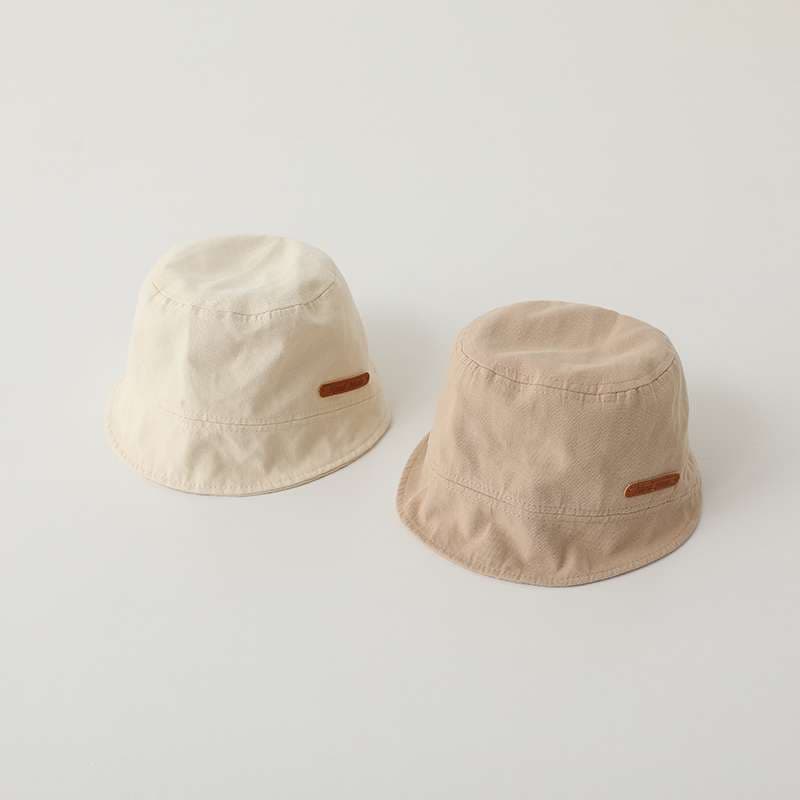 キッズ帽子 キッズ用ナチュラルバケットハット