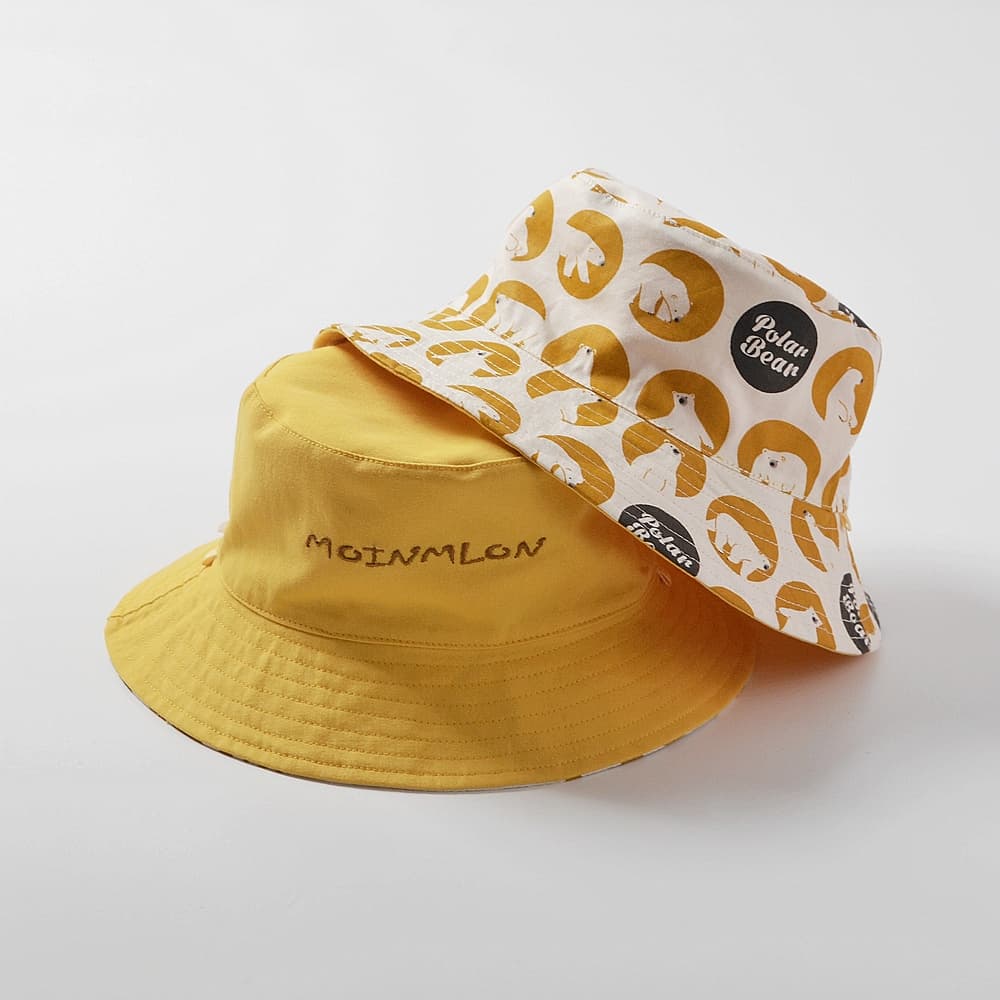 キッズ 帽子 夏用｜軽量両面バケットハット 通園・お出かけにぴったり【通気性＆日よけ対策】