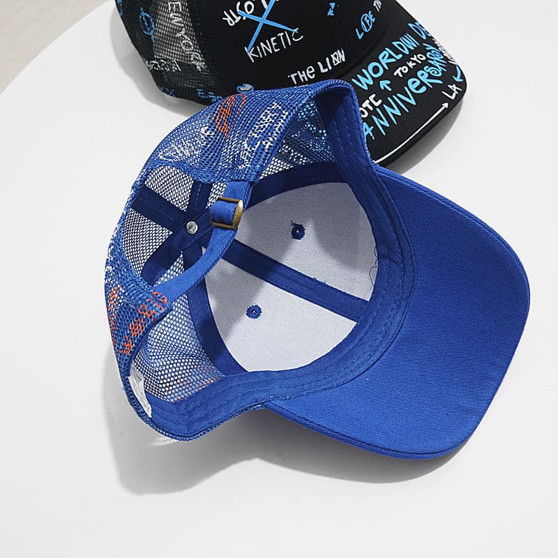 キッズ 帽子 おしゃれ文字デザイン メッシュキャップ｜通気性抜群＆ポップなキッズキャップ 