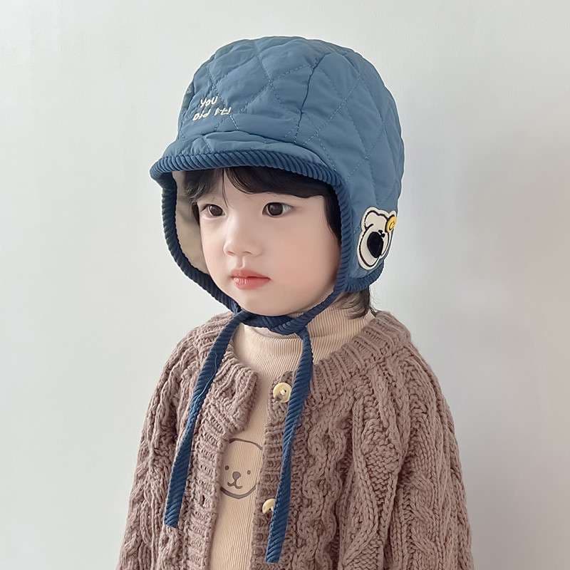 キッズ帽子 キッズ防寒フライトキャップ