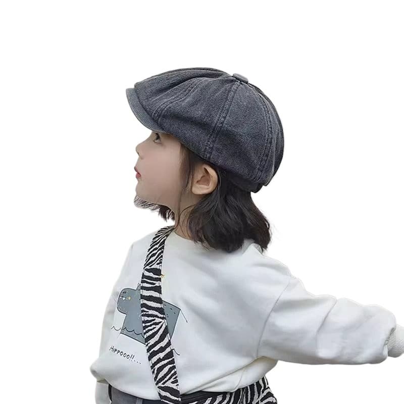 キッズ帽子 えっ！？キャスケットってこんなに可愛いの！？ デニム風おしゃれキャスケット