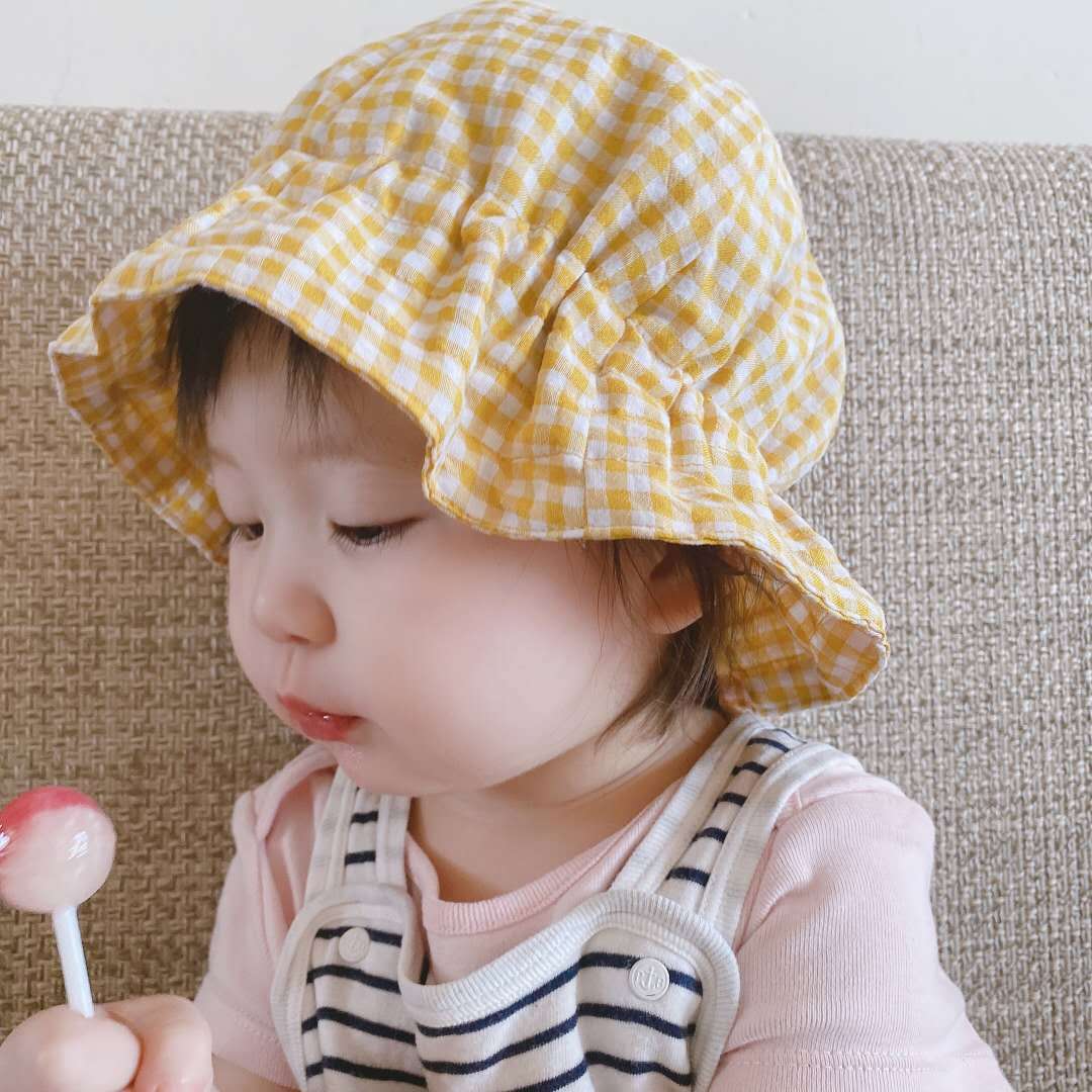 キッズ帽子 ふんわり日よけ帽子 ベビーボンネット