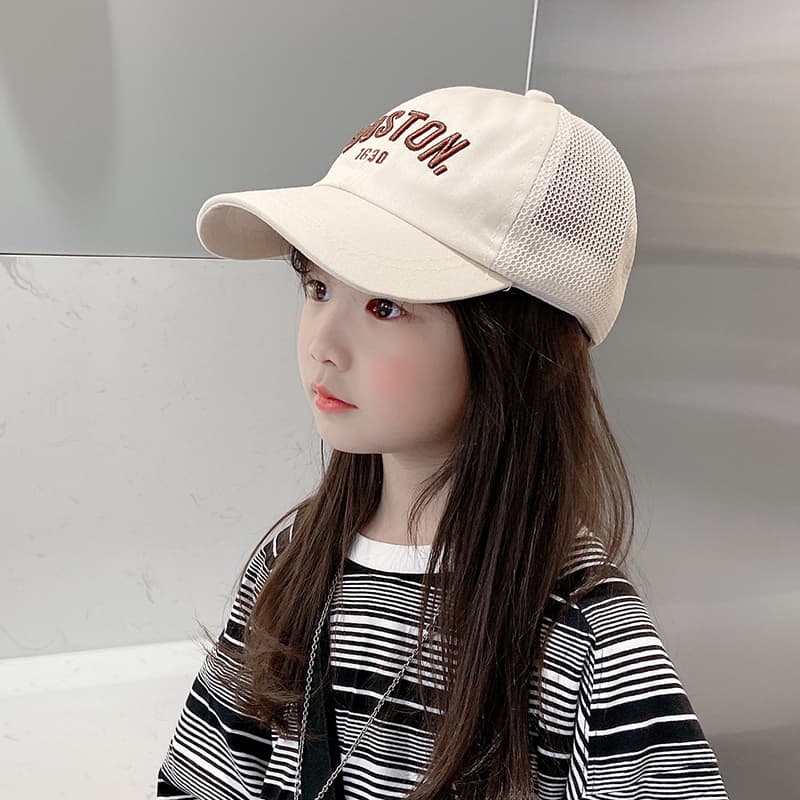キッズ帽子 都市ロゴメッシュキャップ