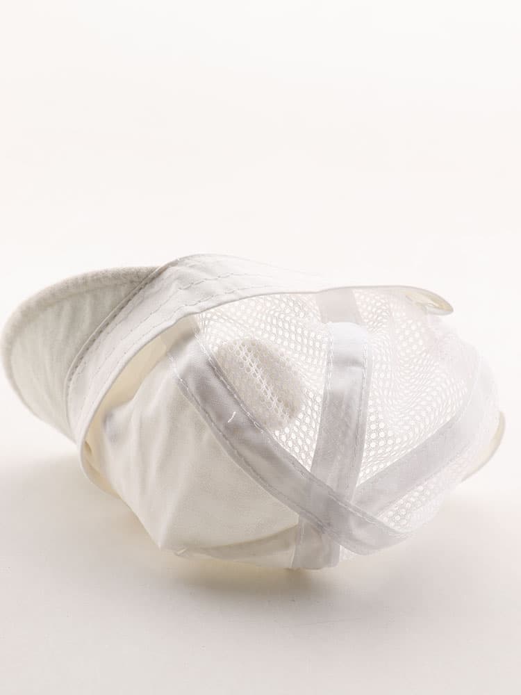夏用 通気メッシュ くまさん耳付きベビーキャップ(新生児〜6ヶ月/頭囲36-44cm)|軽量&蒸れにくい赤ちゃん用帽子 2,700円