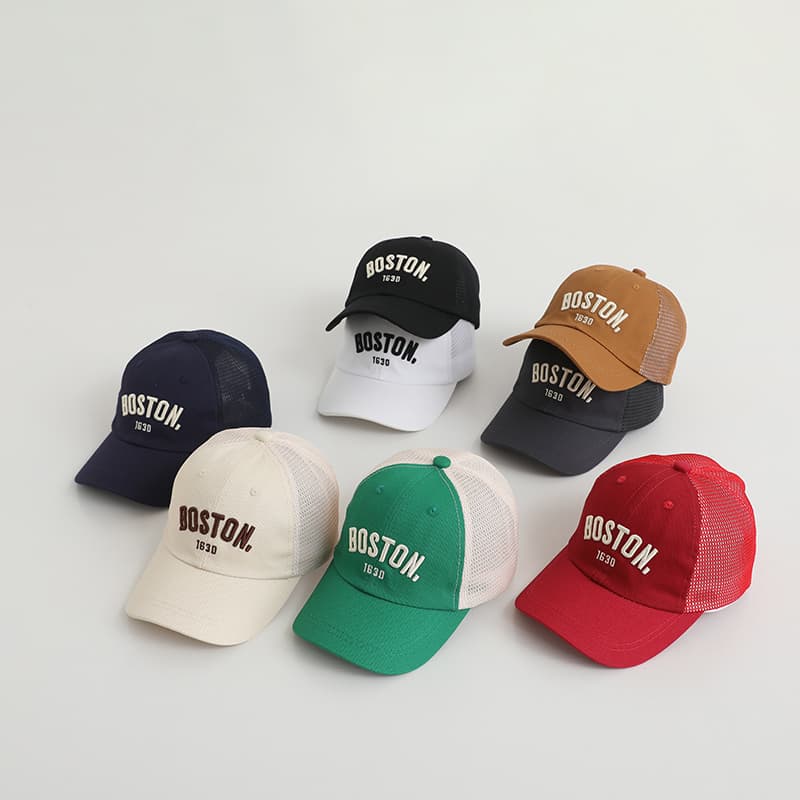 キッズ帽子 都市ロゴメッシュキャップ