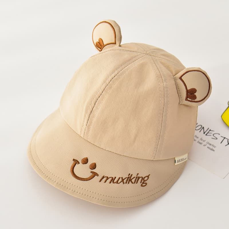 ベビー 帽子 くまみみ付きやわらかベビーキャップ|3〜24 ヶ月対応 やさしい素材 2,940円(税込)