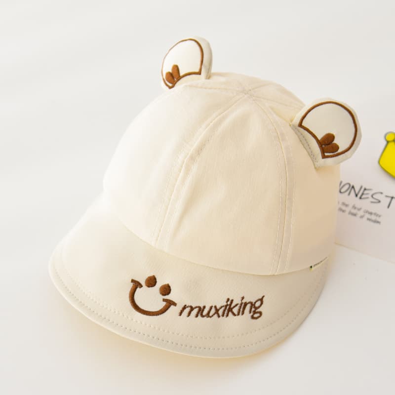 ベビー 帽子 くまみみ付きやわらかベビーキャップ|3〜24 ヶ月対応 やさしい素材 2,940円(税込)