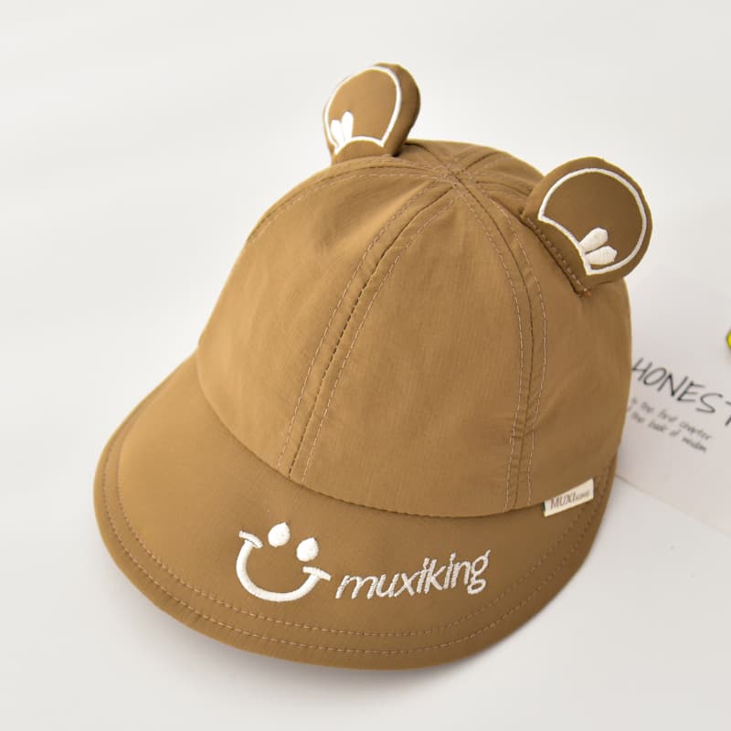 ベビー 帽子 くまみみ付きやわらかベビーキャップ|3〜24 ヶ月対応 やさしい素材 2,940円(税込)
