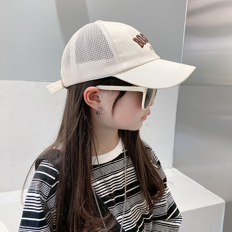 キッズ帽子 都市ロゴメッシュキャップ