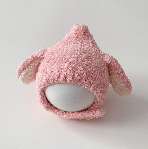 子羊モコモコ ベビーニット帽子|耳あて付き 5ヶ月〜3歳 防寒 ふわふわ素材 4色展開(ギフトにも◎)